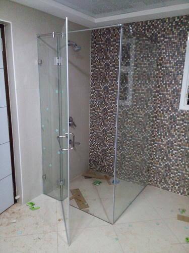 Bathroom Glass Door- Shower Glass fitting price 550