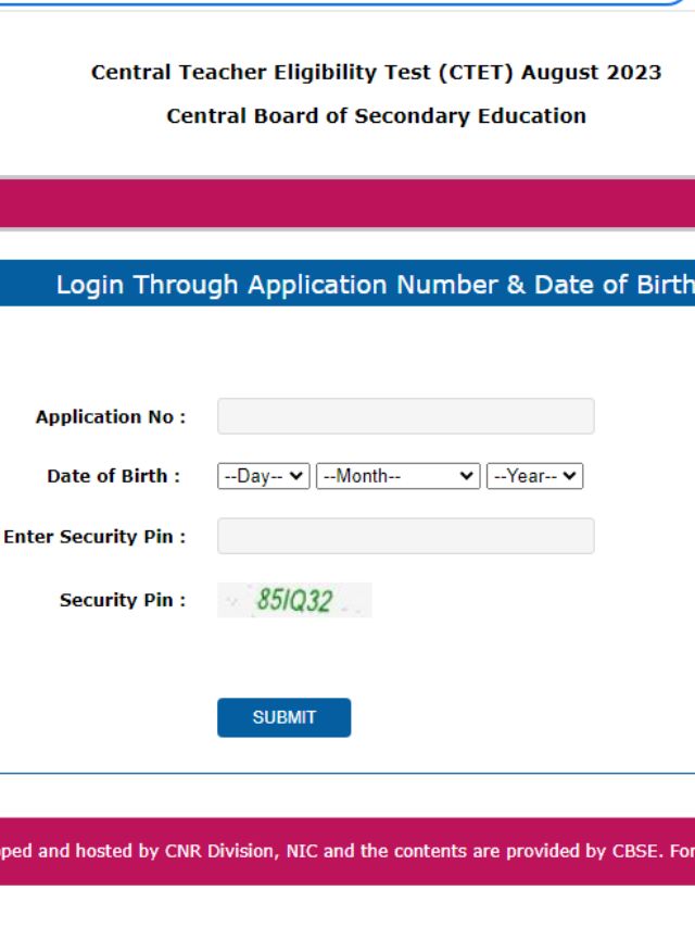 CTET Admit Card 2023: admit card is now live. Download Now From Here
